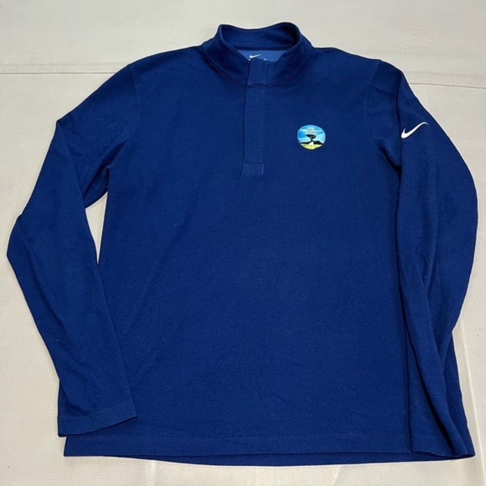 Nike Dri Fit AT&T Pebble‎ Beach Pro-Am Golf 1/4 Quarter Long Sleeve Shirt-M-3588